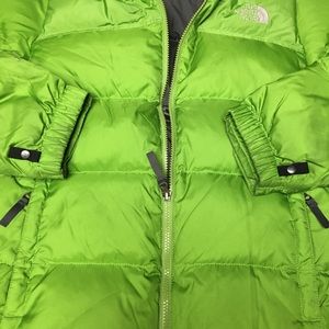 The North Face adult Jacket, size L, Green color